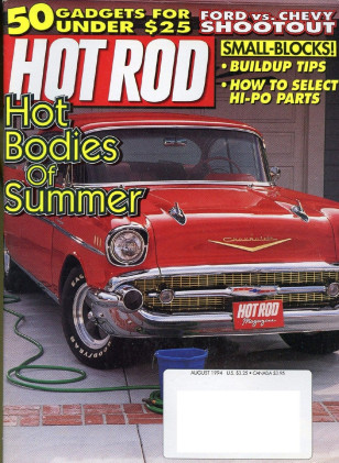 HOT ROD 1994 AUG - HOT LADIES/COOL RIDES, TRI-FIVE
